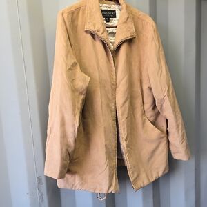 London Fog Mens Beige Utility Jacket